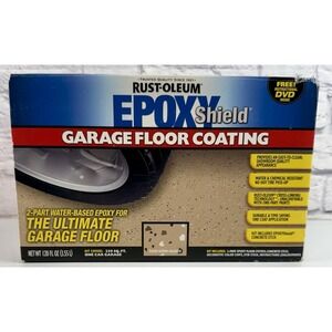 Rust-Oleum Epoxy Shield Garage Floor Coating 120 oz. Tan Semi Gloss One Car